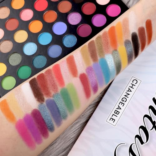 UCANBE Pigmented Eyeshadow Palette - Matte Shimmer Metallic