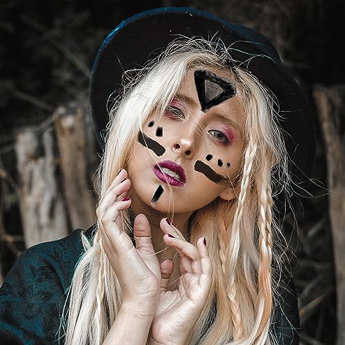 10 PCS Sports Eye Black Stick Baseball Softball Football Lacrosse Drip Eyeblack Halloween Cosplay Party Makeup Face Body Paint Costume Accessories