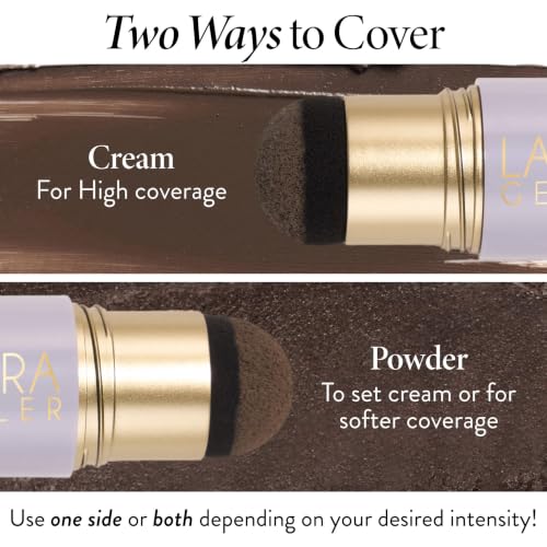 Laura Geller Root Touch-Up for Hair & Brows - Warm Blonde 2-in-1 Cream & Powder