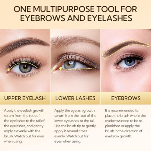 LANBENA Eyelash Growth Serum, Advanced Eyelash Treatment - Natural Formula for Fuller Lashes, Supports Lash Strength & Healthy Appearance, 4ml