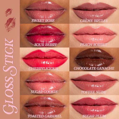 Pout Lip Gloss Stick - Toffee Nude, Pigmented High-Shine