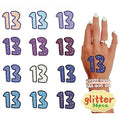 36 Pcs Glitter Concert Merch,13 Temporary Tattoo,13 Tattoo, Hand tattoo, Star Temporary Tattoos, Concert Accessories for Singer Gifts