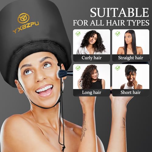 Bonnet Hair Dryer with Hose for Curly Hair Deep Conditioning