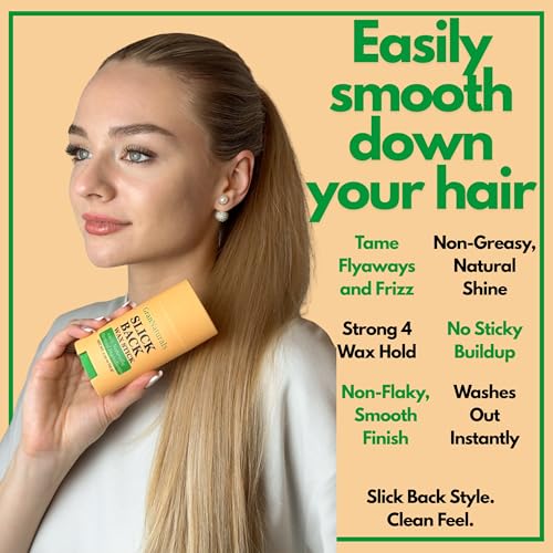 GranNaturals Slick Back Hair Wax Stick - Natural Oils & Beeswax