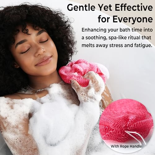 African Net Sponge Exfoliating Body Scrubber - 2 Pack