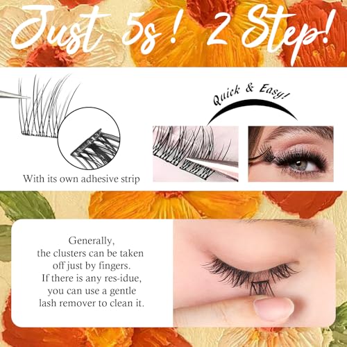 Wispy Self Adhesive Lash Clusters No Glue Needed