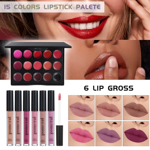 Pomcral All-in-One Makeup Kit Set for Teens & Women
