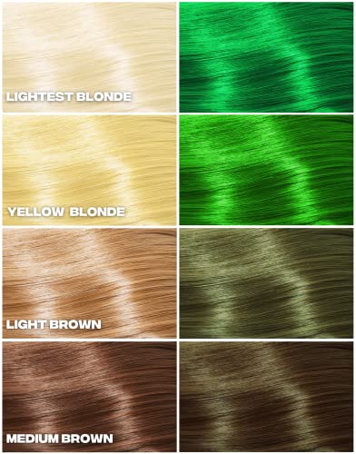 Good Dye Young Semi-Permanent Green Hair Dye - Kowabunga, Lasts 15-24 Washes, Vegan & Cruelty-Free