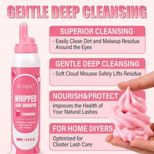 ACTROL Whipped Lash Shampoo for Eyelash Extensions 100ml