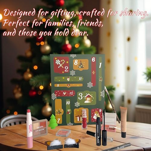 12-Day Makeup Advent Calendar 2025 - Christmas Gift Set