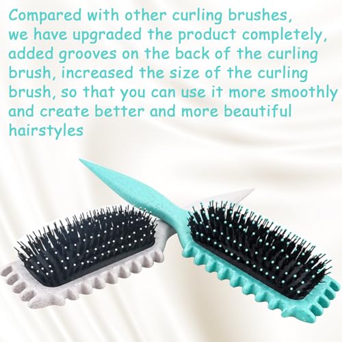 Curly Hair Brush - Ergonomic Curl Defining Comb for All Hair Types
