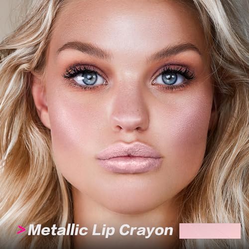 FOCALLURE Ultra Chic Lipstick,Rich Vitamin E Lip Crayon,Lightweight Color without Drying or Fading,Long Lasting Lips Makeup,#26 Salt Lake