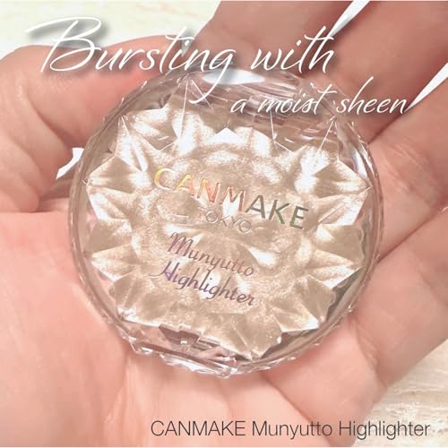 CANMAKE Munyutto Highlighter Powder Compact - Moonlight Gem 3.8g
