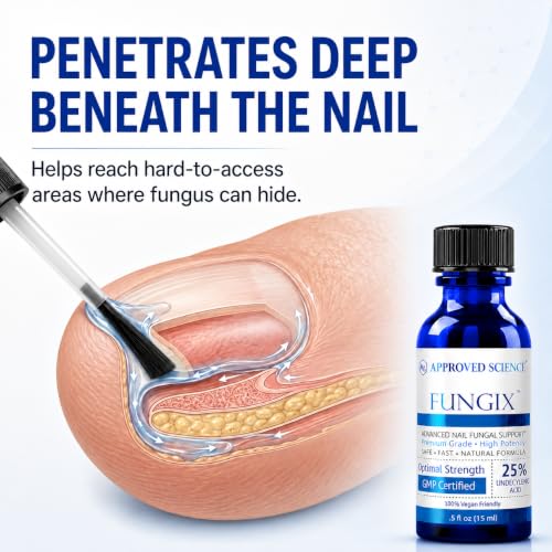 Approved Science Fungix Extra Strength Undecylenic Acid & Tea Tree Nail Serum