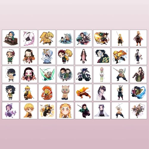 40pcs Demon Slayer Temporary Tattoos for Kids