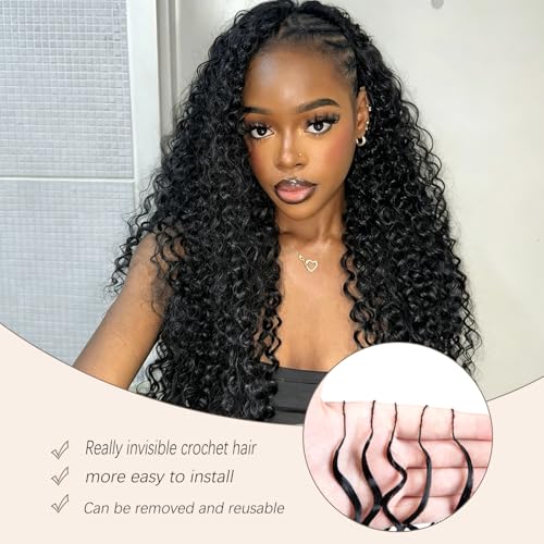 IAMFUPO Miracle Knots Crochet Hair 18" for Black Women - 100 Strands