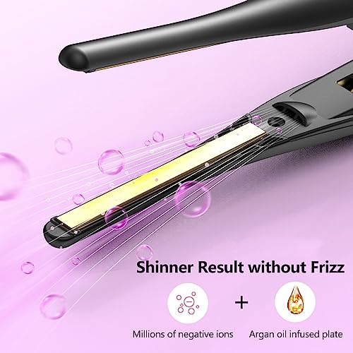ORYNNE 3/10" Mini Flat Iron for Edges & Short Hair