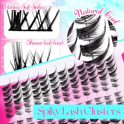 Wispy Manga Lash Clusters - Natural Spiky Eyelash Extensions