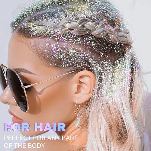 Mermaid Roll-On Body Glitter Gel – Holographic Shimmer Makeup
