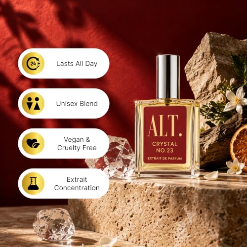 ALT. FRAGRANCES Crystal No. 23 Unisex Perfume 60ml - Inspired by Bac. Roug. 540, Long Lasting Eau de Parfum, Pack of 1