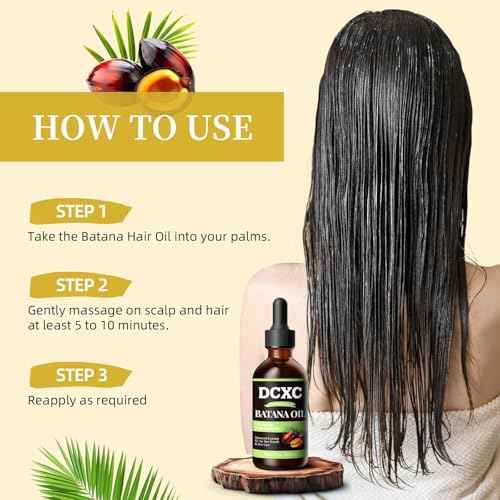 100% Pure & Natural Batana Oil for Hair Growth - Strengthens Hair, Reduces Breakage and Hair Loss, Enhances Shine - Nourishment For All Hair Types - 60ml