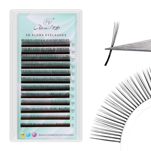 5D Flower Premade Lash Extensions 8-15mm D Curl