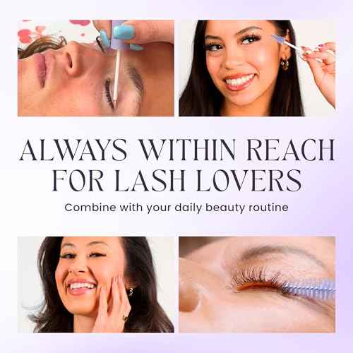 LivBay Whip Lash Foam Cleanser, Lash Bath for Eyelash Extensions, Mousse-Like Foam Cleanser for Extensions, Hydrating Eyelash Bath, Up to 200 Lash Baths, 100ml