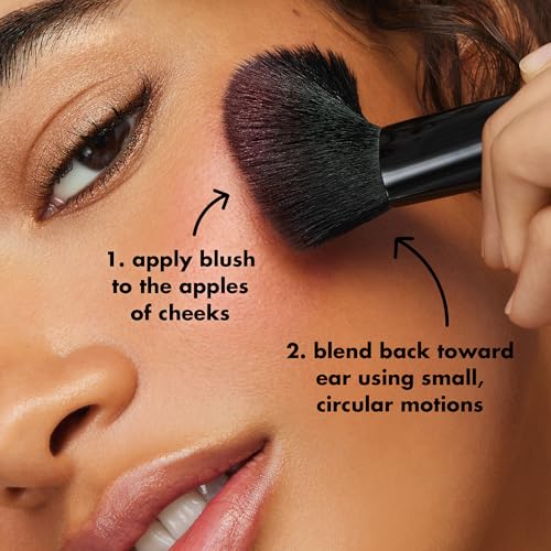 e.l.f. Angled Blush Brush for Precise Application - Vegan & Cruelty-Free