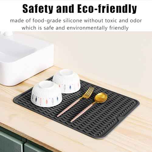 2 Pack Heat Mat for Curling Iron, Oversize Silicone Resistant Mat for Hair Tools, Hot Pad for Hair Straightener, Flat Irons and Hot Hair Styling Tools Home Travel Gym Salon (15.7" x 11.8")