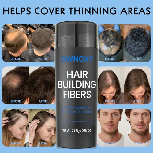 Hair Building Fibers for Thinning Hair - Dark Brown, 27.5g