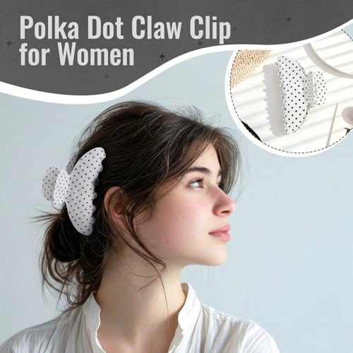Polka Dot Hair Accessories 4-Pack Set for Women