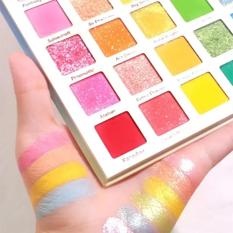 Grospe 30 Color Rainbow Eyeshadow Palette - Waterproof