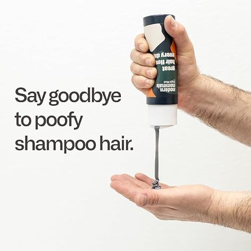 Modern Mammals Men's Shampoo Alternative I Sulfate Free CoWash I Enhances Natural Hair Volume I Lather Free, Cleansing, Hydrating, Replaces Conditioner, 2 in 1, I Barber Recommended I Bar + 8oz Bottle
