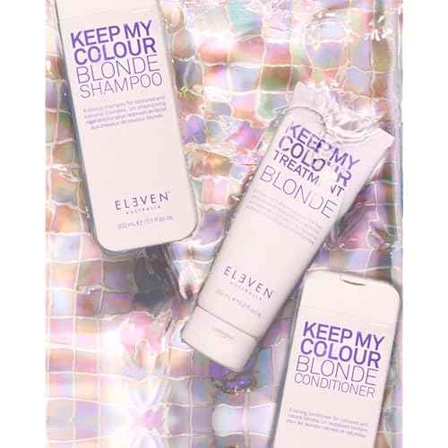 ELEVEN AUSTRALIA Keep My Colour Blonde Conditioner - Purple Conditioner for Blonde & Silver Hair, Color Protecting & Toning, Neutralizes Brass for Women & Men, Sulfate Free, Vegan