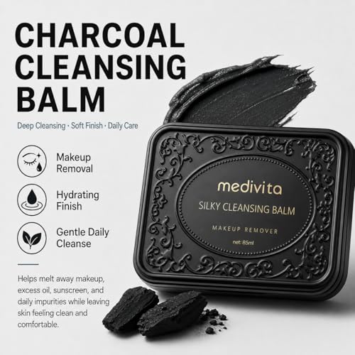 Charcoal Cleansing Balm Makeup Remover - 85ml Tin