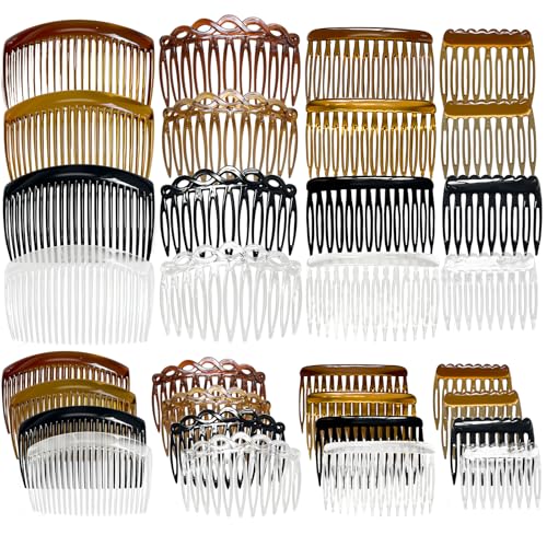 32-Pack French Hair Combs for All Hair Types