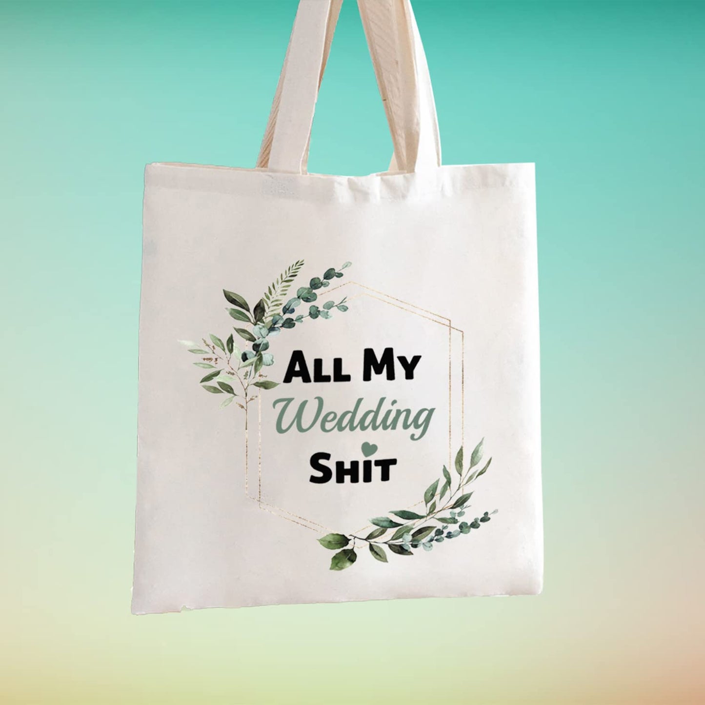 TSOTMO Bride To Be Gift Floral Bride Wedding Day Emergency Kit Tote Bag