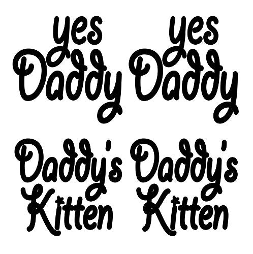 Yes Daddy Temporary Tattoos - 20 Sheets Set