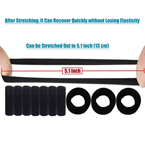 Baby Hair Ties 120-Pack Soft Elastic Ponytail Holders for Toddlers & Kids