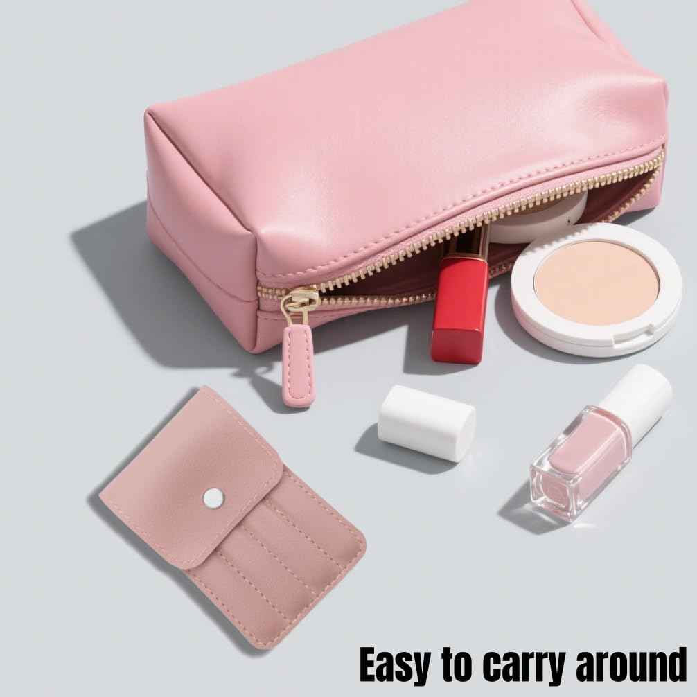 [4+1 Pieces] Tweezers set with pink travel case,Professional Facial Hair Tweezers,Daily Grooming & Plucking Tools for Men & Women,Multi-purpose as Eyebrows Facial Hair Ingrown Hair Removal,Fine Gifts