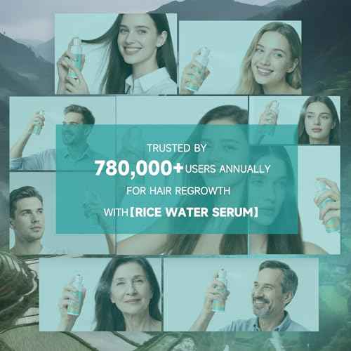 Hair Growth Serum Oil for Women - Rosemary Batana Rice Water Biotin Hair Spray for Hair Growth - Hair Growth Thickening Product - Hair Loss/Shedding,Thin, Dry & Damaged for Women Men(60 ML/2.0FL.oz)