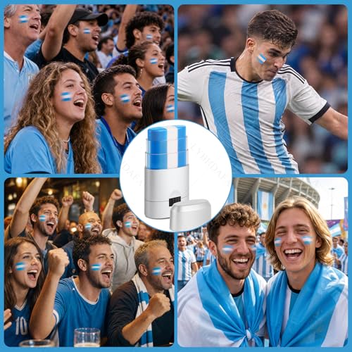 World Cup 2026 Face Body Paint Stick - Argentina & Uruguay Colors