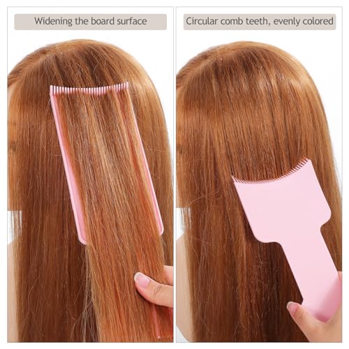 Beavorty 3Pc Hair Coloring Board Set with Highlighting Comb