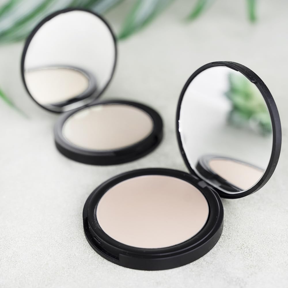 BaeBlu Organic Setting Powder, Extend Makeup Wear Time, Minimize Oil and Pores, Invisible Medium