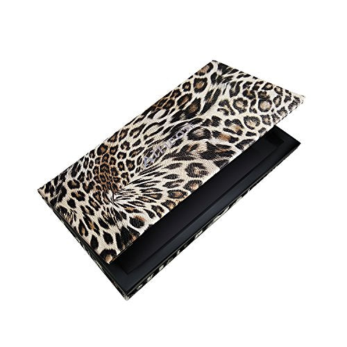 Allwon Magnetic Leopard Makeup Palette for Eyeshadow, Blush & Powder – Portable Refillable Case