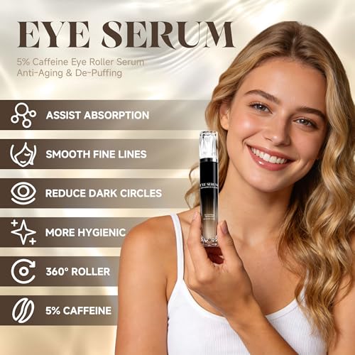 Anti-Aging Eye Cream with Caffeine & Retinol, 0.5 oz