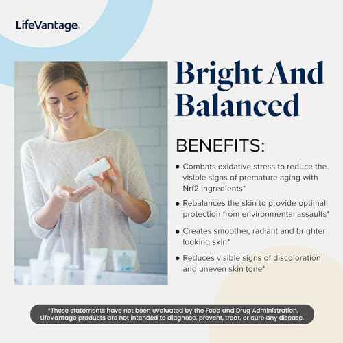 LifeVantage - Face Lotion TrueScience Revitalizing - Adds Radiance to Dry Skin with Hybrid Serum, Facial Lotion and Nrf2 Actives - 100ml