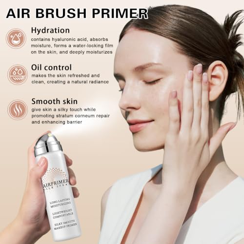 Air Brush Makeup Foundation and Primer for Face (01 Natural)