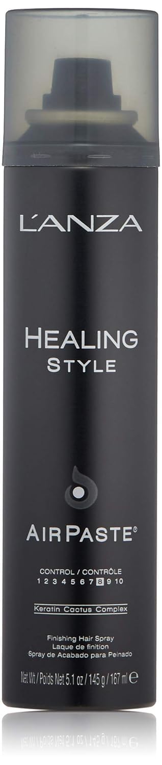 L'ANZA Healing Style Air Paste with Strong Hold Effect, Nourishes and Refreshes the Hair While Styling, With Keratin Cactus Complex for a Shiny Weight-Free Look (5.1 Fl Oz)