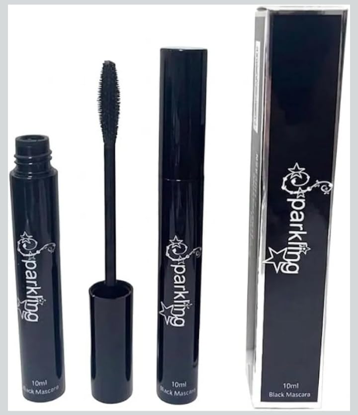 2-Pack Waterproof Black Mascara with Argan Oil & Silk Fibers